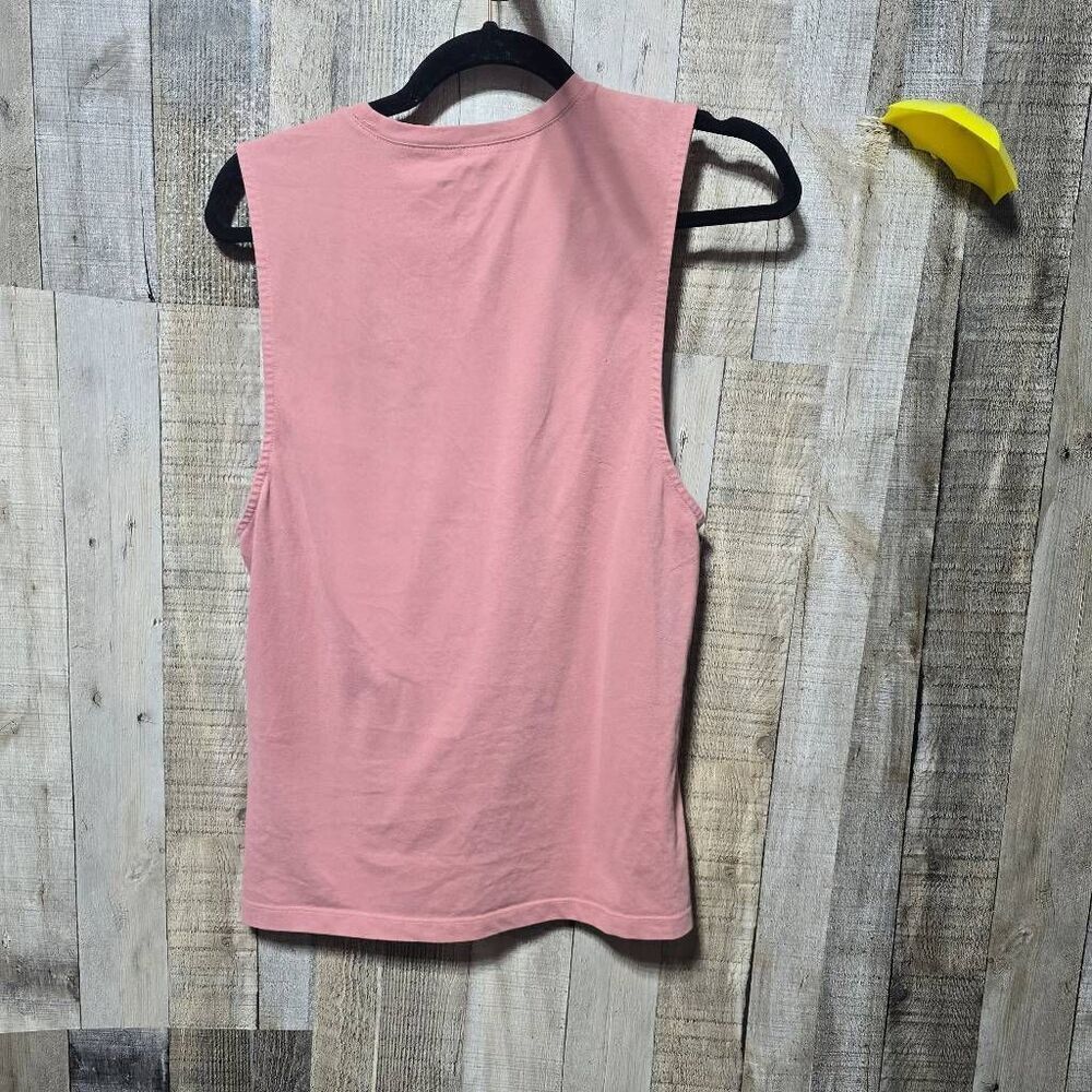 Fox Racing Airline Talladega Pink Graphic Muscle Tee Tank Top Small Motocross - Picture 4 of 6